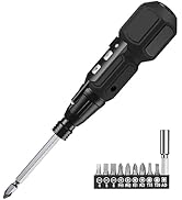 LOFICOPER Cordless Electric Screwdriver, Rechargeable Mini Electric Screwdriver Set, Power Repair...