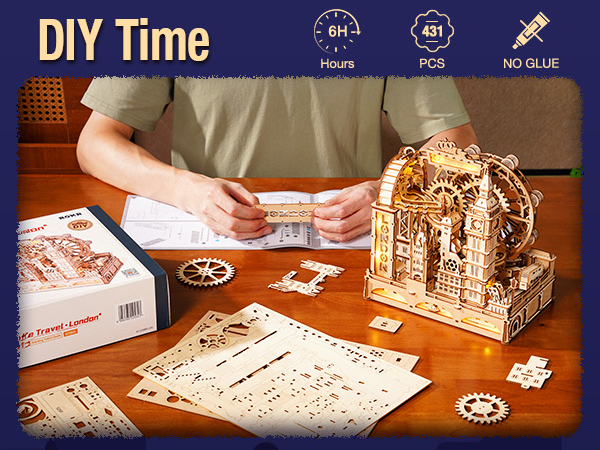 ROKR 3D WOODEN PUZZLE