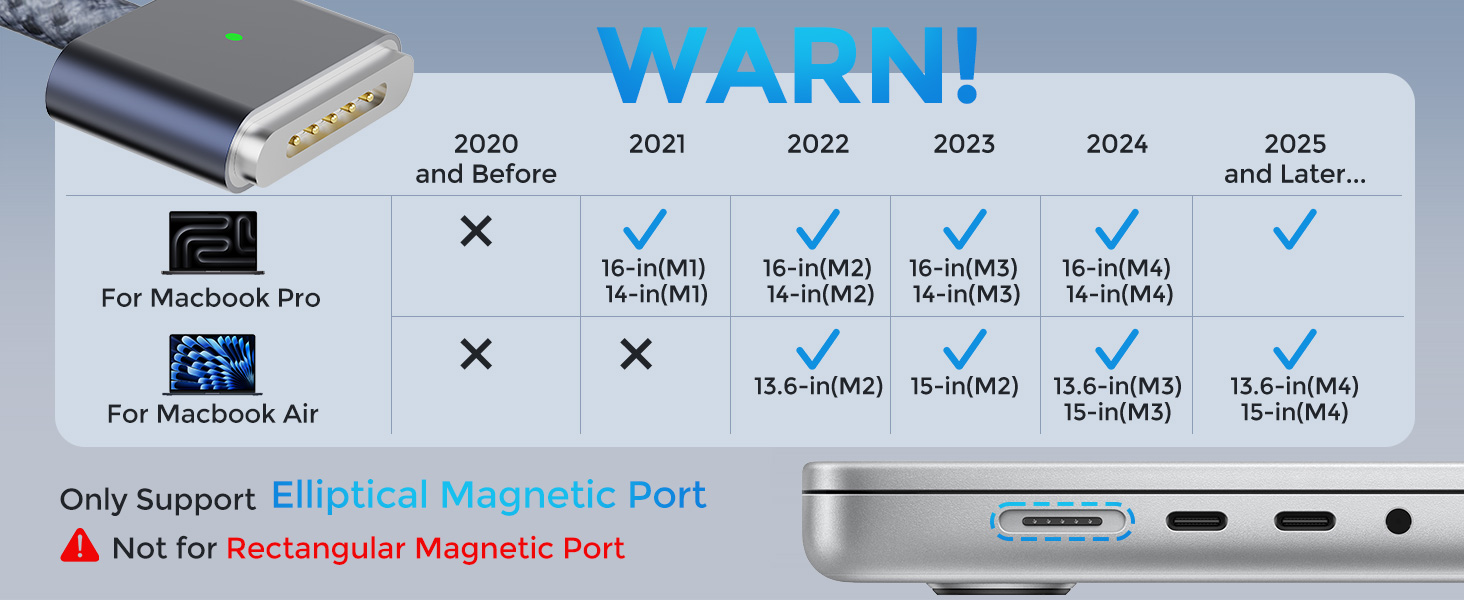 macbook air magsafe 3 cable