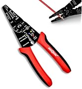 ANGELSWORD 8 inch Wire Stripper, Cable Stripper, Crimping Pliers, Wire Cutter, Wire Crimper, Mult...