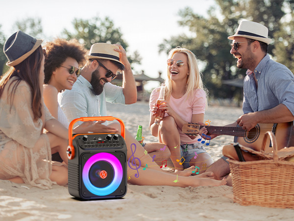 portable speaker with microphone
