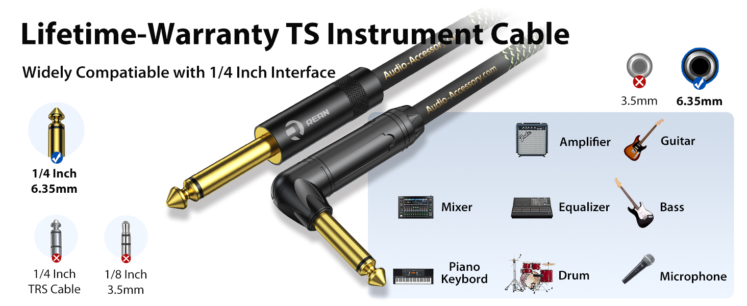 Angle Right TS Instrument Cable