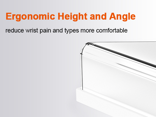 clear computer keyboard holder