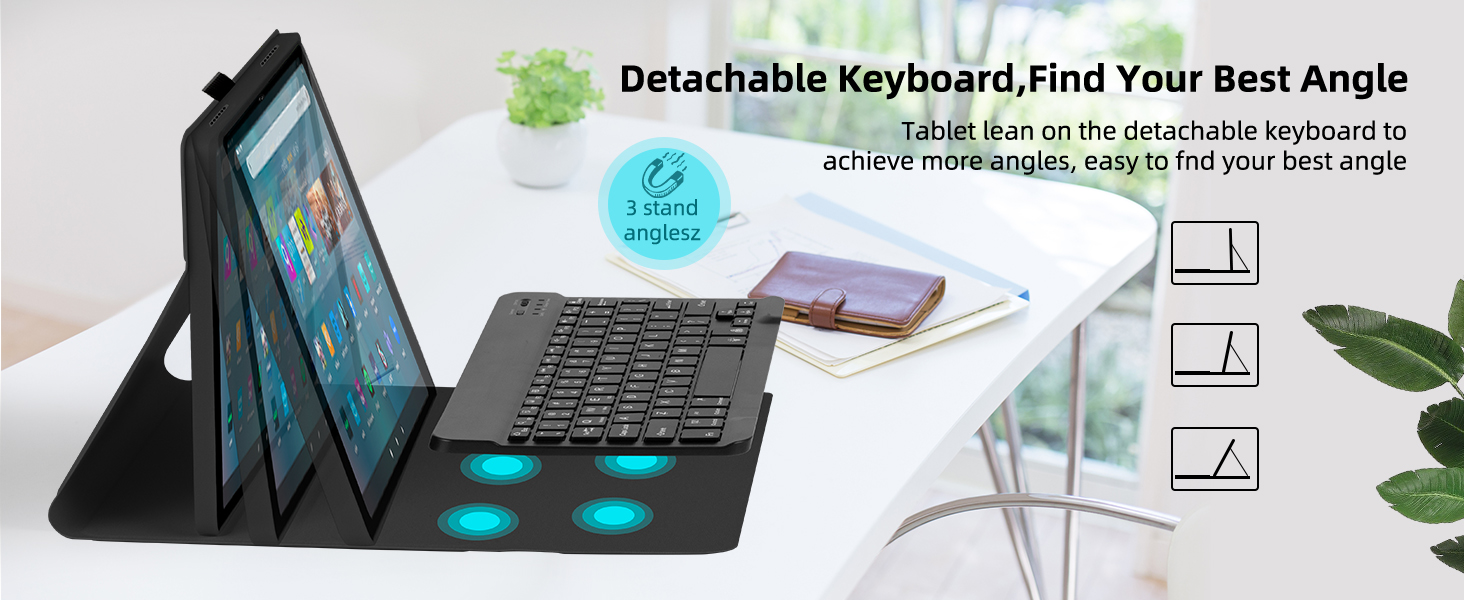 fire max 11 tablet cover Detachable keyboard