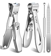 German Nail Clippers for Men, 2026 Upgraded Ultra Sharp Stainless Steel Toeail Clippers for Thick...
