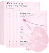 Bukamkom 4-Pack Salmon DNA (PDRN) Pink Collagen Jelly Mask - Soothing &amp; Hydrating Gel Face Mask f...