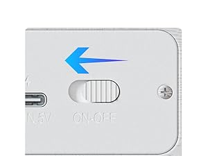 Step 2: Turn on the switch on the back of the CD player