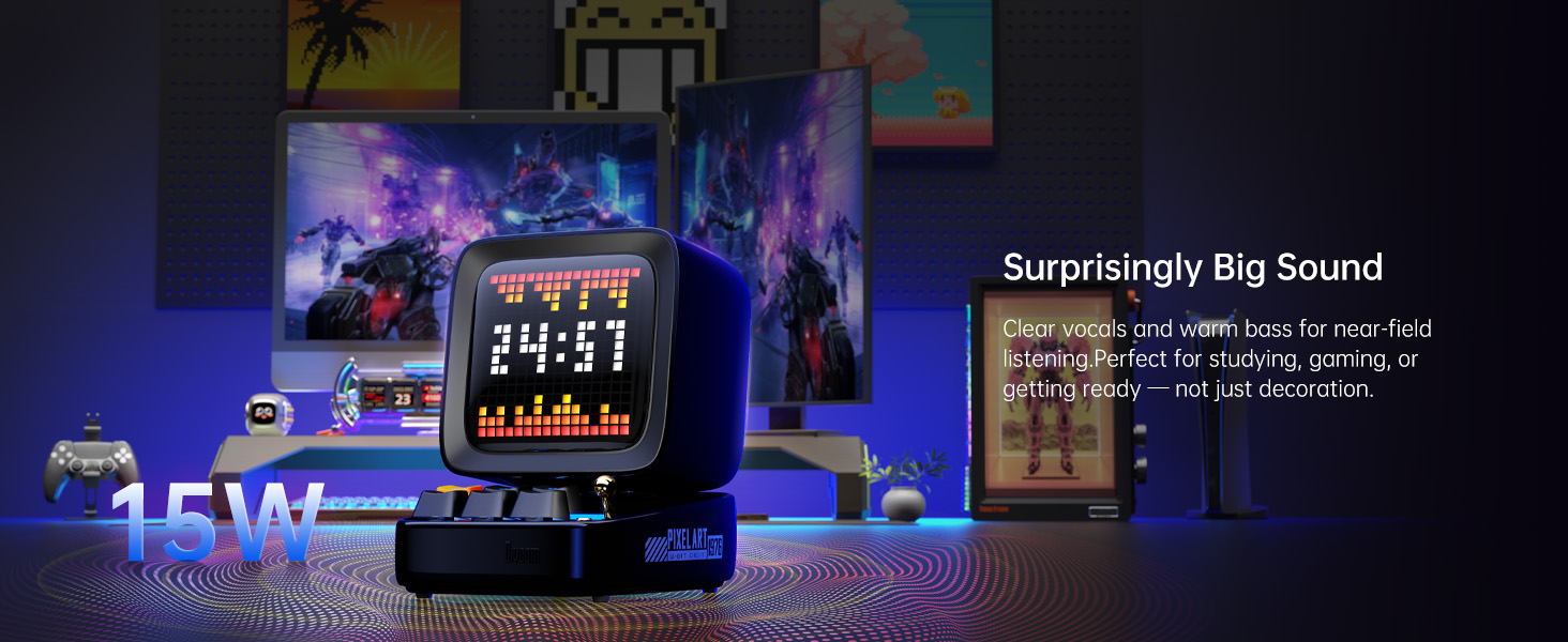 wireless speaker;gaming desk decor