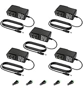 Aclorol 5V 2A Power Supply Adapter 100-240V AC to DC 5Volt 10W 2A 1A Universal Power Charger Conv...