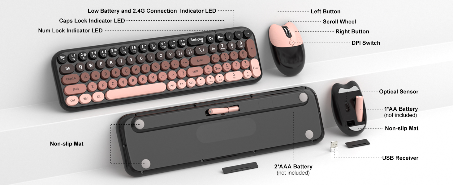 Wireless Keyboard and Mouse