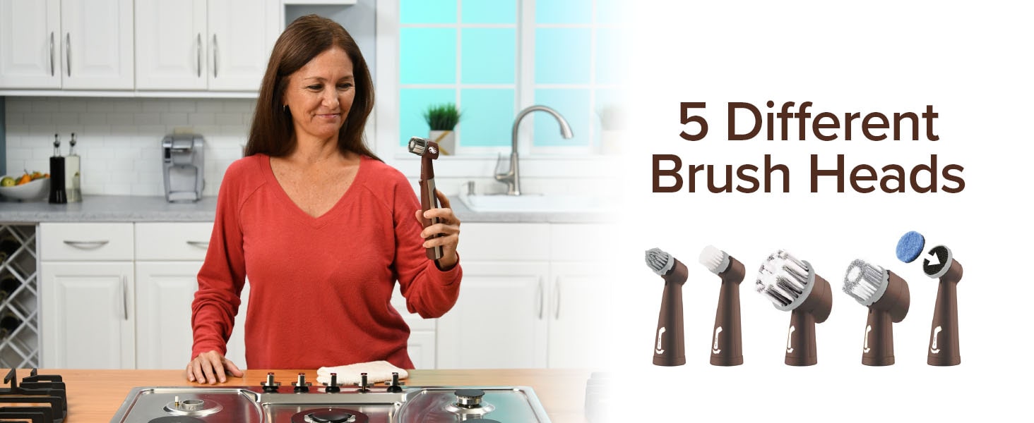 5 Different Brush Heads