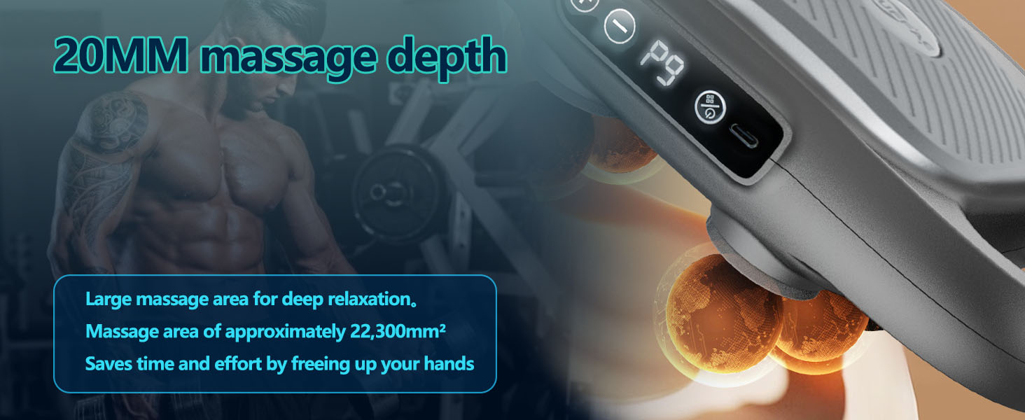 Six Heads Massage Gun