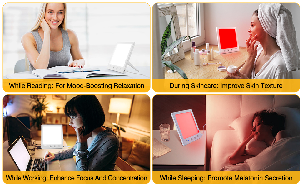 led face light therapy sunlamp portable red light therapy led facial light therapy