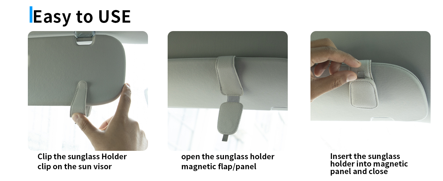 sunglass clip for car visor