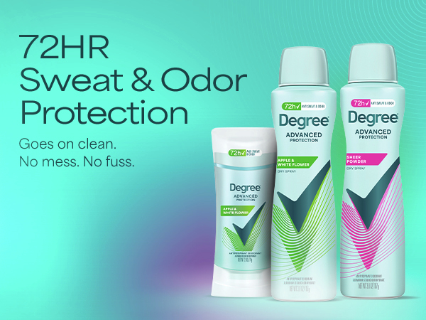 Degree advanced protection 72 hour antiperspirant