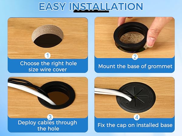  desk hole grommet 2 inch cable cover for wall 1 12 rubber grommet