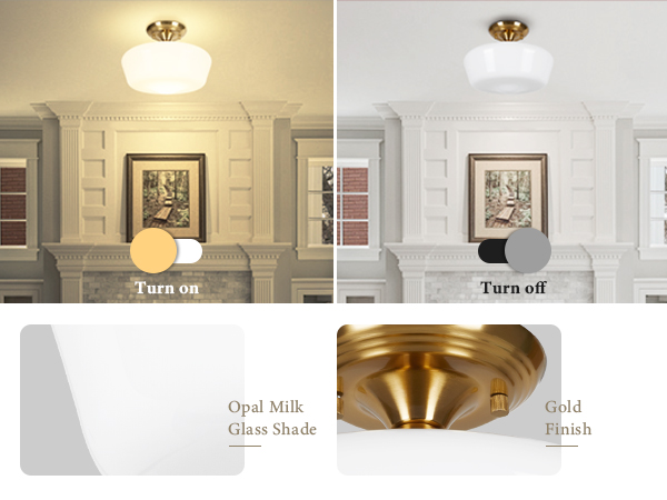 schoolhouse ceiling light