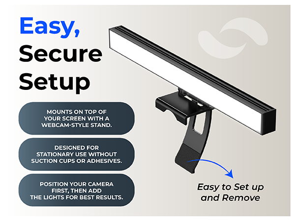 video conference light