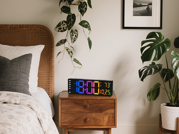 clock with temperature