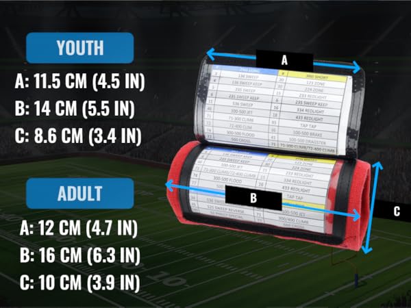 Sports Unlimited Football Wrist Coach - Youth and Adult Size
