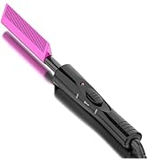 Dual Voltage hot Comb,450°F Hot Comb for Wigs, Ceramic HotComb for Black Hair,Electric PressingCo...
