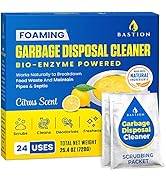 Garbage Disposal Cleaner and Deodorizer - 24-Count (1-Year Supply) Foaming Lemon Scented Kitchen ...
