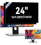 [2-Pack] 24 Inch Computer Privacy Screen Filter for 16:9 Widescreen Monitor, Removable Eye Protec...