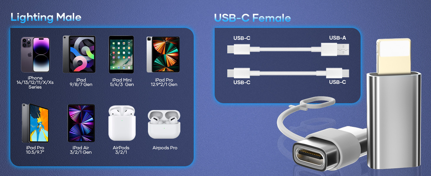  USB C to Lightning Adapter