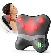 CooCoCo Cordless Neck and Back Massager with Heat, FSA Eligible HSA Store Shiatsu Kneading Neck M...