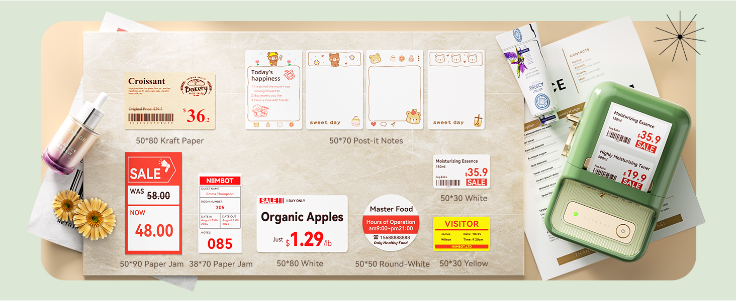 variety of redblack labels are available