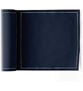 MY DRAP Washable and Reuseable Lunch Napkin- 7.9 x 7.9 inch (50 Count, Cotton Petrol Blue)