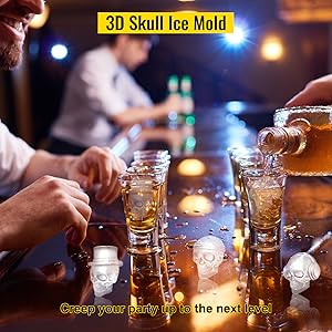 skull ice cube trays