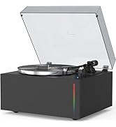 Turntables All-in-1 Vinyl Record Players with 2 Tweeter &amp; 2 Bass HiFi Stereo Speakers Belt Drive ...