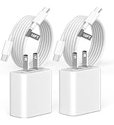Matsusho iPhone 15 Charger Fast Charging 10 FT, 2 Pack 20W USB C Wall Charger with 10FT Long Type...
