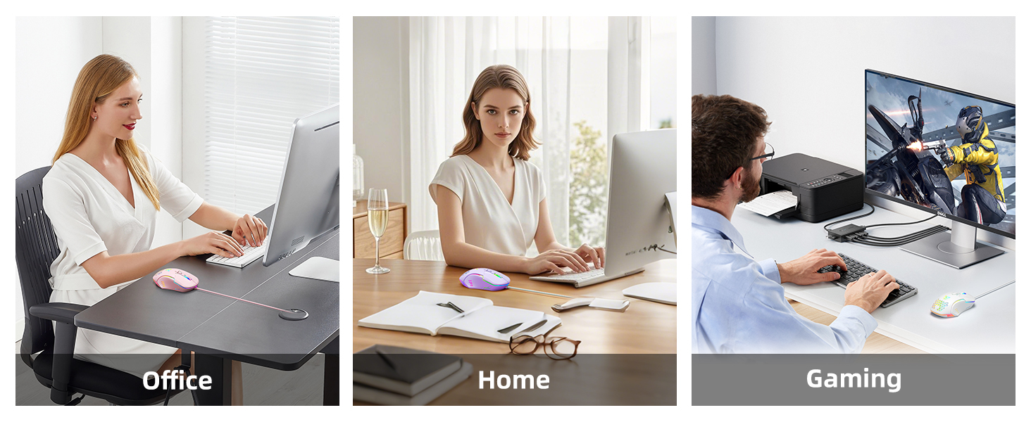 pc mouse for office home daily use gaming