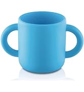Silicone Training Cup for Infants - 2 easy- grip handles - Baby Open Cup 5 oz, Great for Toddlers...