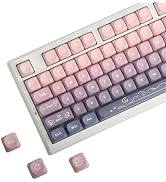 AKepopery 134Keys PBT Keycaps MOA Profile Key Cap for Cherry Gateron MX Switches Mechanical Keybo...