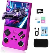 GWALSNTH V40 MAX Retro Handheld Game Console, 40000 Games Preloaded 256G TF Card, Built-in 49+ Em...