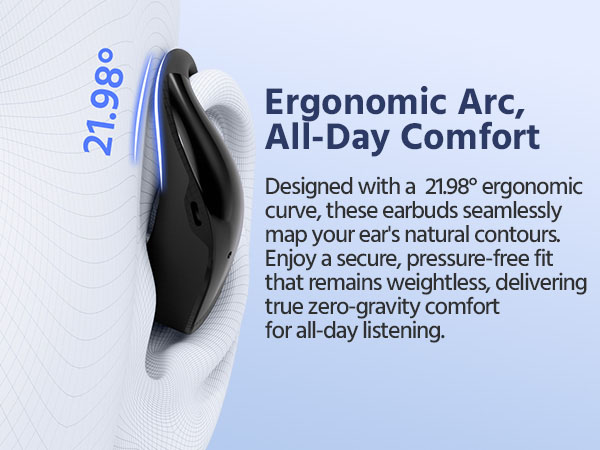 Ergonomic Arc, All-Day Comfort
