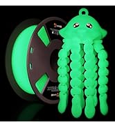LOVOON 3D PLA Glow in The Dark Filament, Luminous Green Color Change PLA Filament 1.75mm, for Hal...
