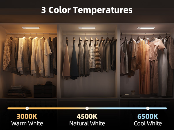 3 color temperatures