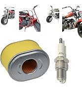 QYMOTO Air Filter Cleaner with Spark Plug for Coleman CT200U, CT200U-EX,BT200X,Axis M200,Baja MB1...