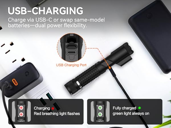 small rechargeable flashlight