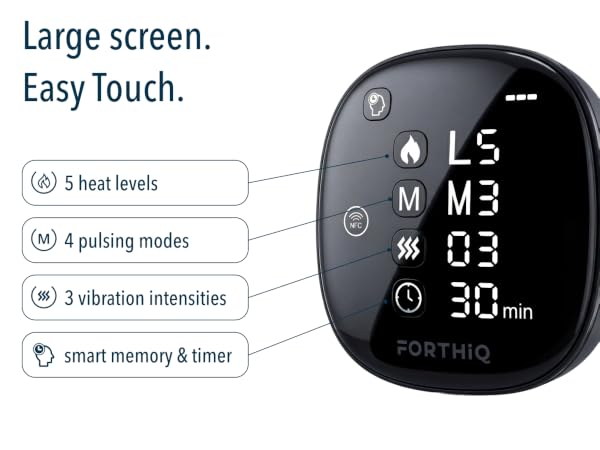 FORTHiQ RED+ Knee Massager with Heat and Red Light Therapy