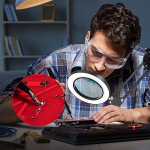 Teiulon 10X Magnifying Lamp with HD Glass Lens