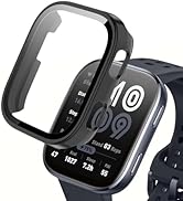 Orzero (1 Pack) Watch Case Compatible for Amazfit Bip 6, Protective PC Frame Face Cover Built-in ...