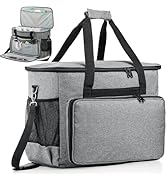 Elsjoy Sewing Machine Case, Sewing Machine Tote Bag Universal Carrying Bag with Removable Padding...