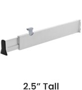2.5&amp;amp;amp;#34; tall white drawer dividers