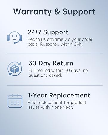 Computer Headset with Microphone for PC, USB Headset with Noise Cancelling Mic Black