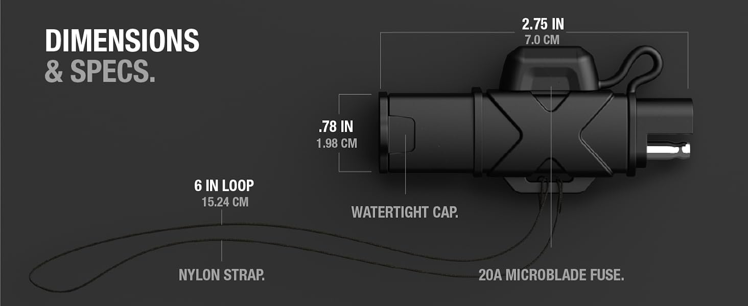 NOCO GC009 X-Connect SAE Adapter Accessory For NOCO Genius Smart Battery Chargers